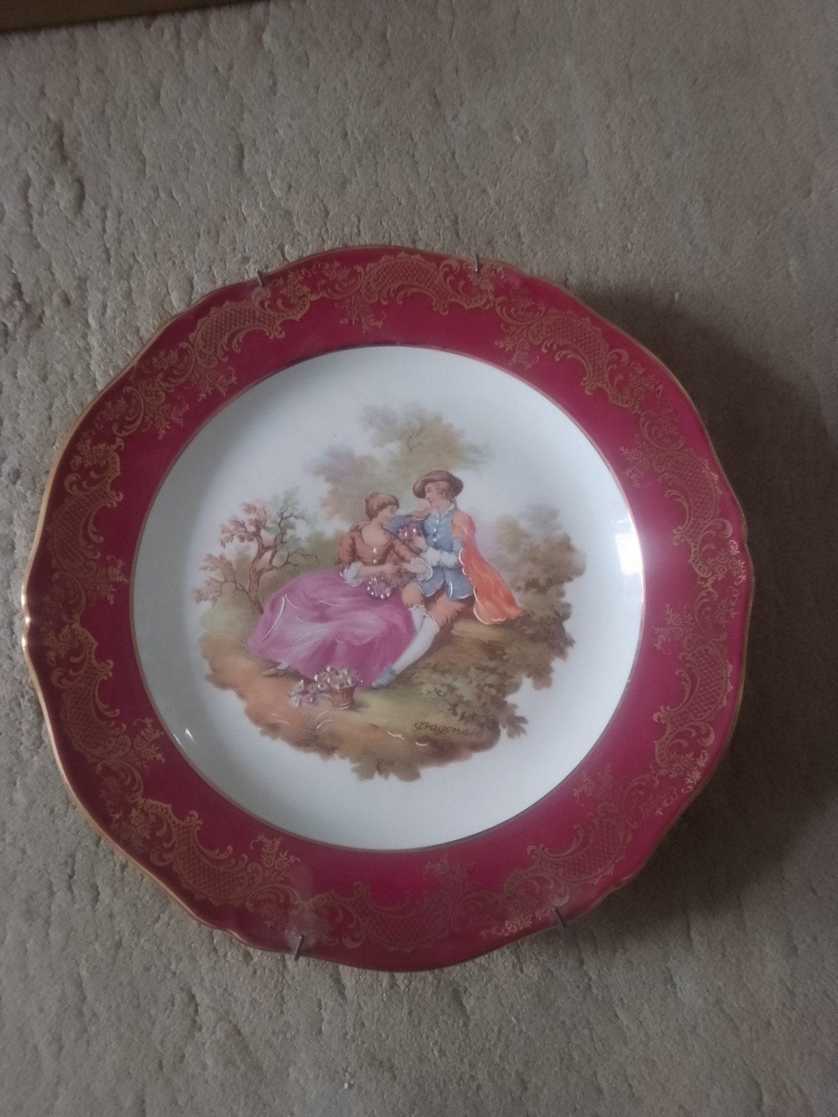 Assiette de Limoges, Enlèvement