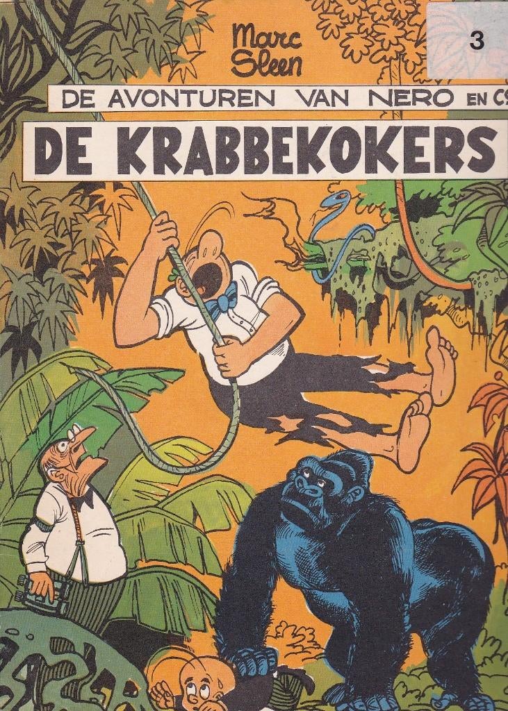 Nero : De Krabbekokers (Zwart/Wit uitgave Het Volk), Eén stripboek, Ophalen of Verzenden, Zo goed als nieuw, Marc Sleen