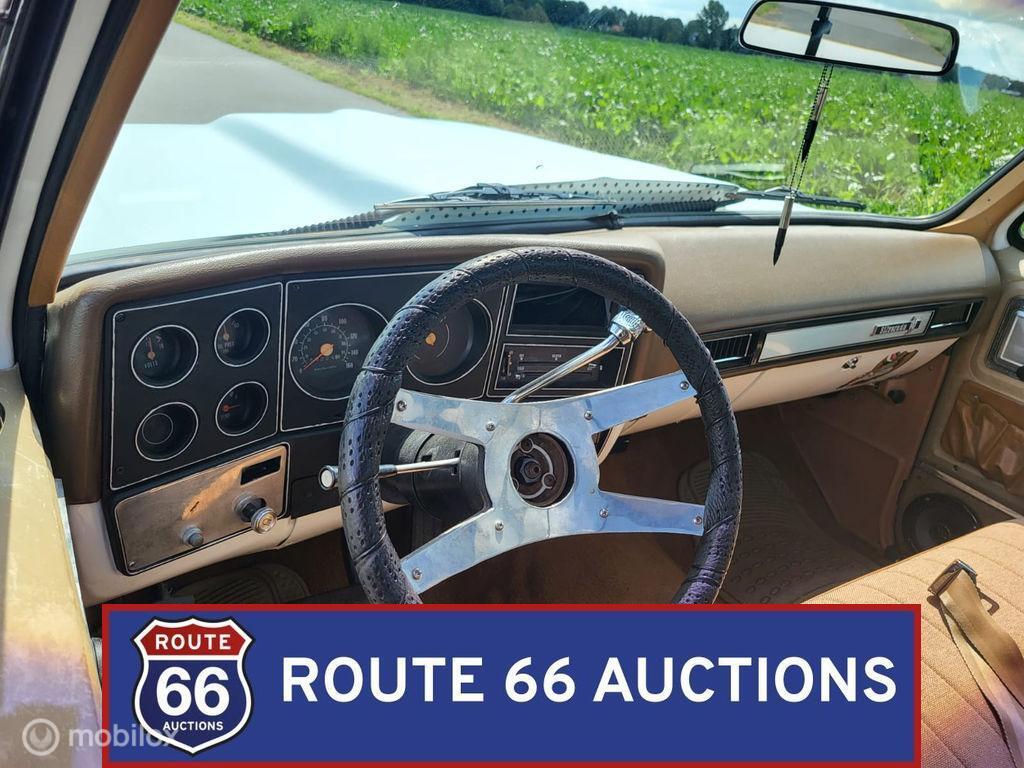 Chevrolet C10 Pickup | 1979 | Route 66 Auctions, Auto's, Chevrolet, Zwart, Bedrijf, Handgeschakeld