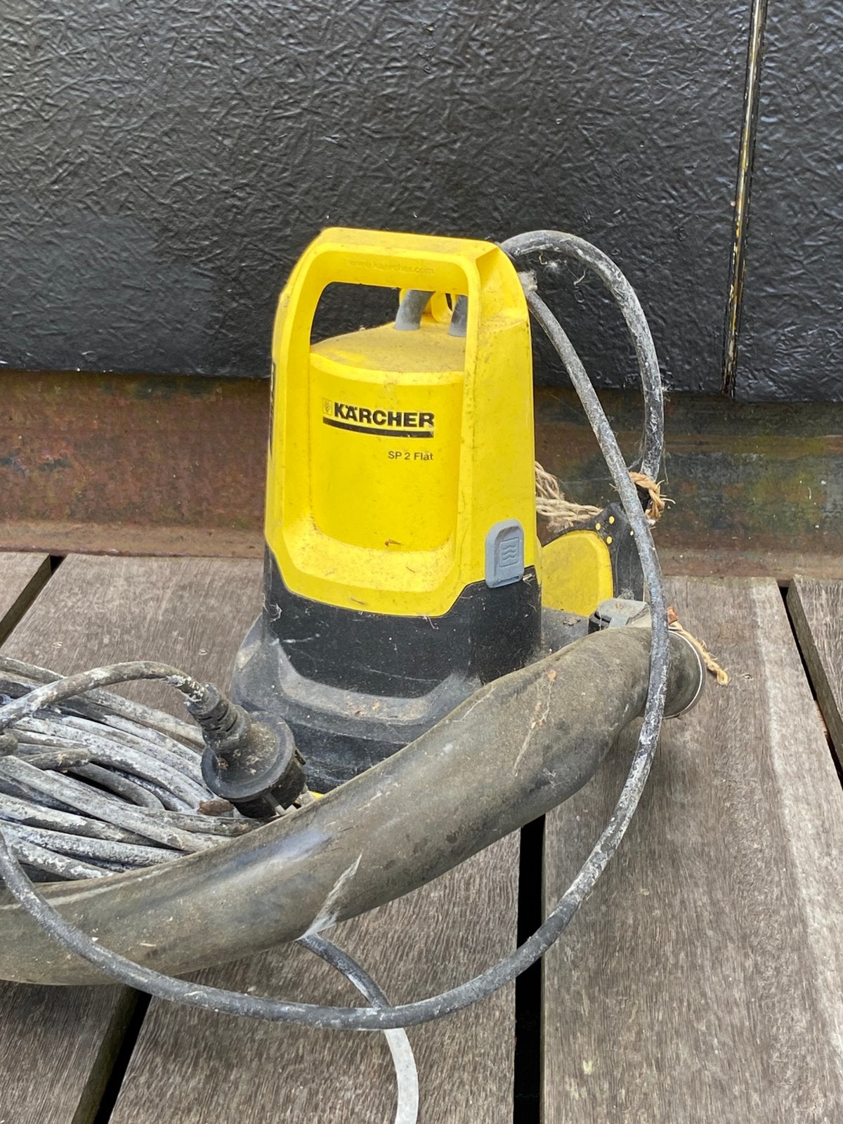 Karcher dompelpomp met 5m slang, Ophalen, Gebruikt, Dompelpomp