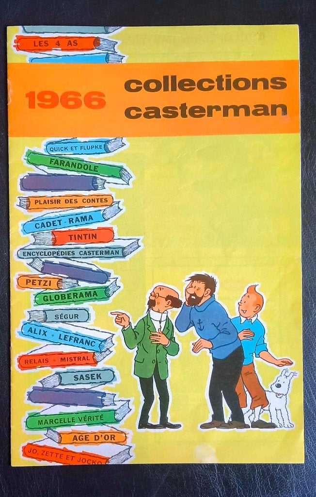 Tintin - Catalogue Casterman 1966, Une BD, Envoi, Comme neuf