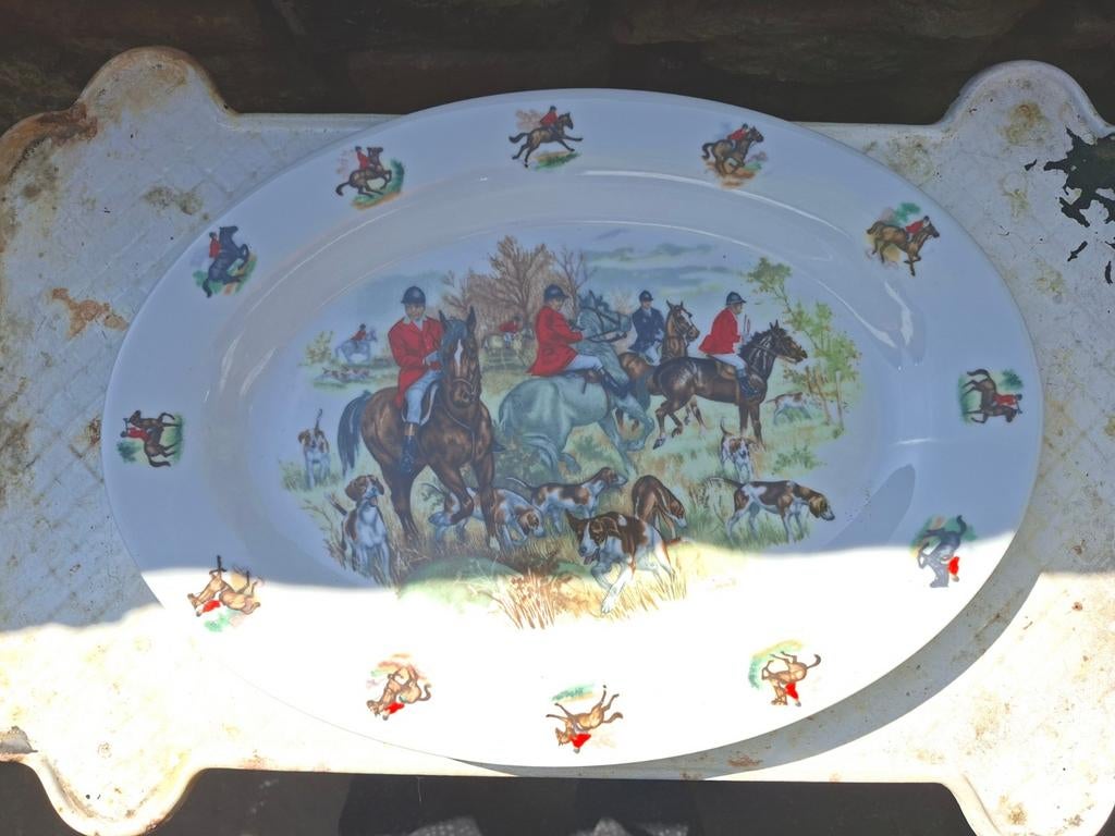 Assiette plat de service équestre Polca, Enlèvement ou Envoi