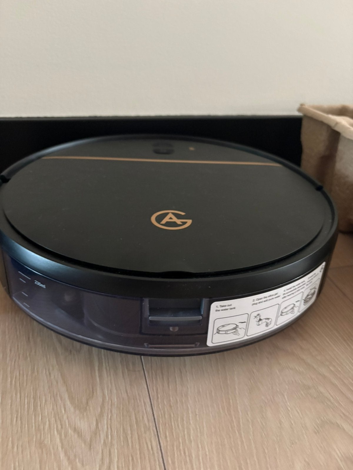 Robotstofzuiger met dweilfunctie AG6100, Elektronische apparatuur, Stofzuigers, Ophalen, Zo goed als nieuw, Dweilfunctie, Robotstofzuiger