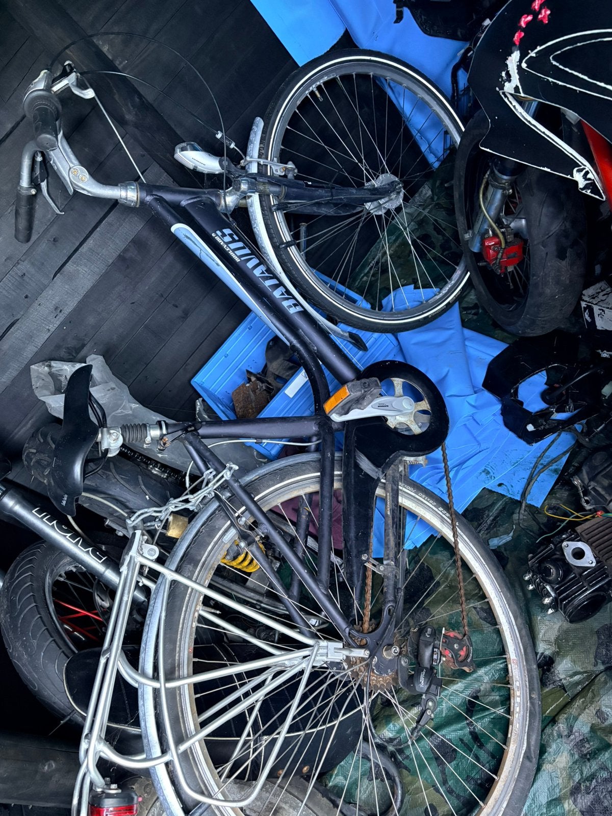 Fiets batavus, Fietsen en Brommers, Ophalen, Gebruikt, Velgrem, Versnellingen