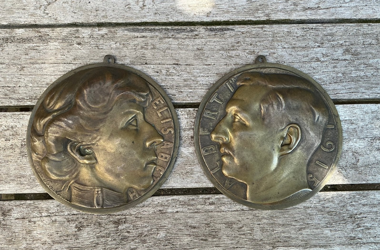 Bronzen Albert en Elisabeth, Collections, Enlèvement ou Envoi