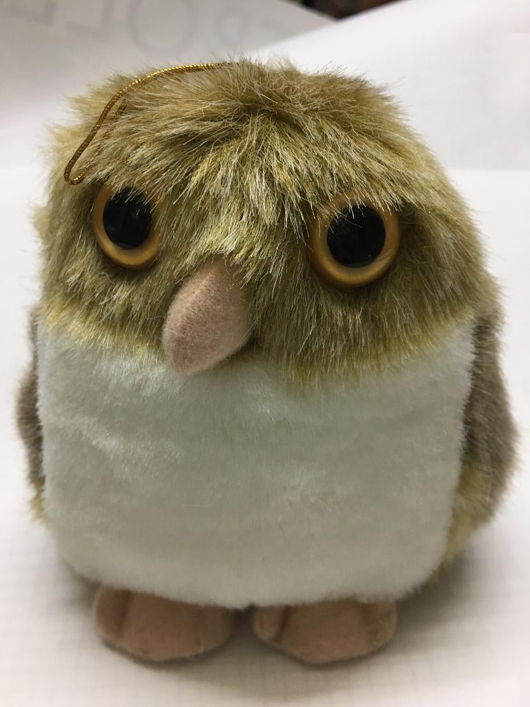 Pluchen uil. Knuffel, Overige merken, Overige typen, Nieuw, Meerkleurig