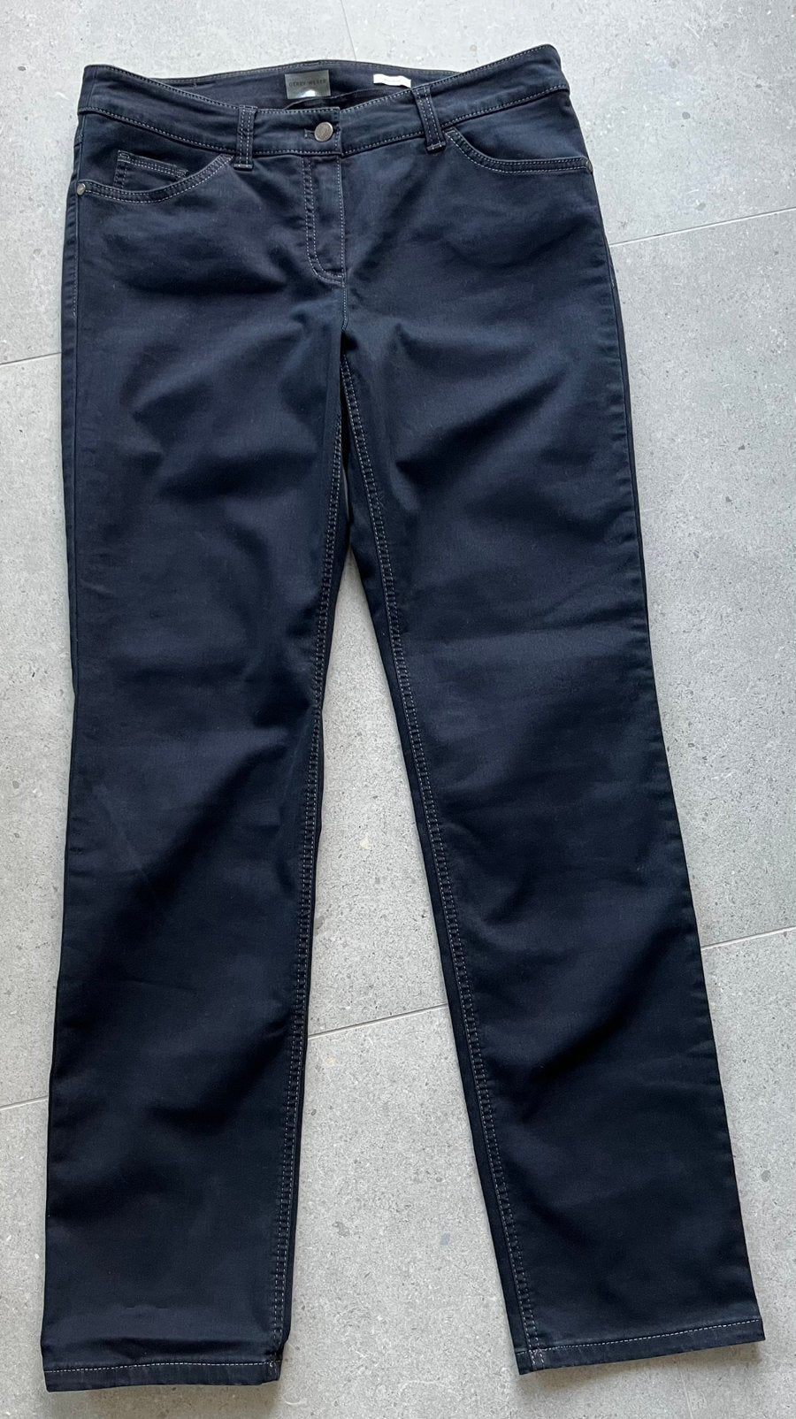 GERRY WEBER jeans donkerblauw maat 44, Ophalen, Nieuw, Maat 42/44 (L), Blauw