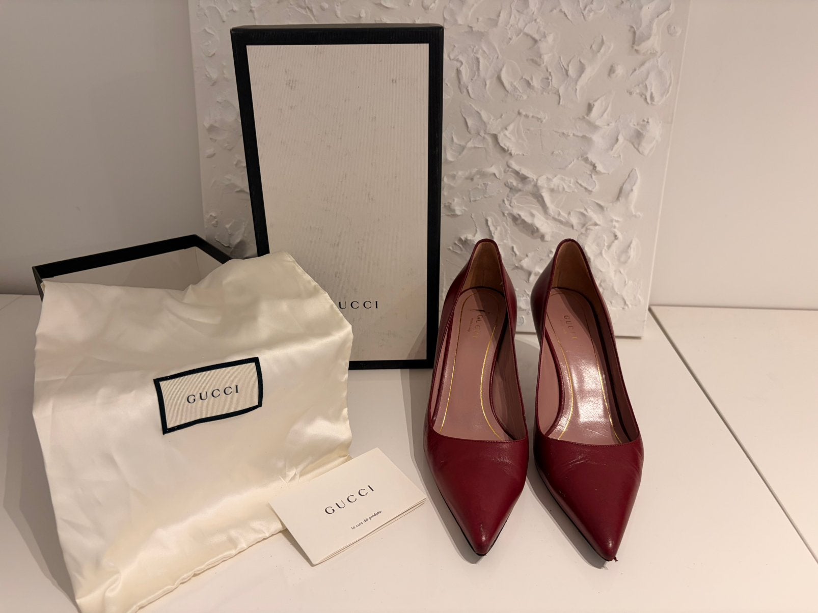 Rode leren pumps met horsebit gucci, Kleding | Dames, Schoenen, Pumps, Verzenden, Gedragen, Rood