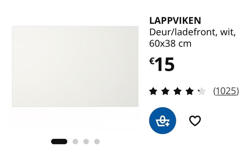 IKEA besta deur / front wit, Maison & Meubles, Armoires | Mobilier de télévision, Enlèvement, Comme neuf, 50 à 100 cm, Moins de 100 cm