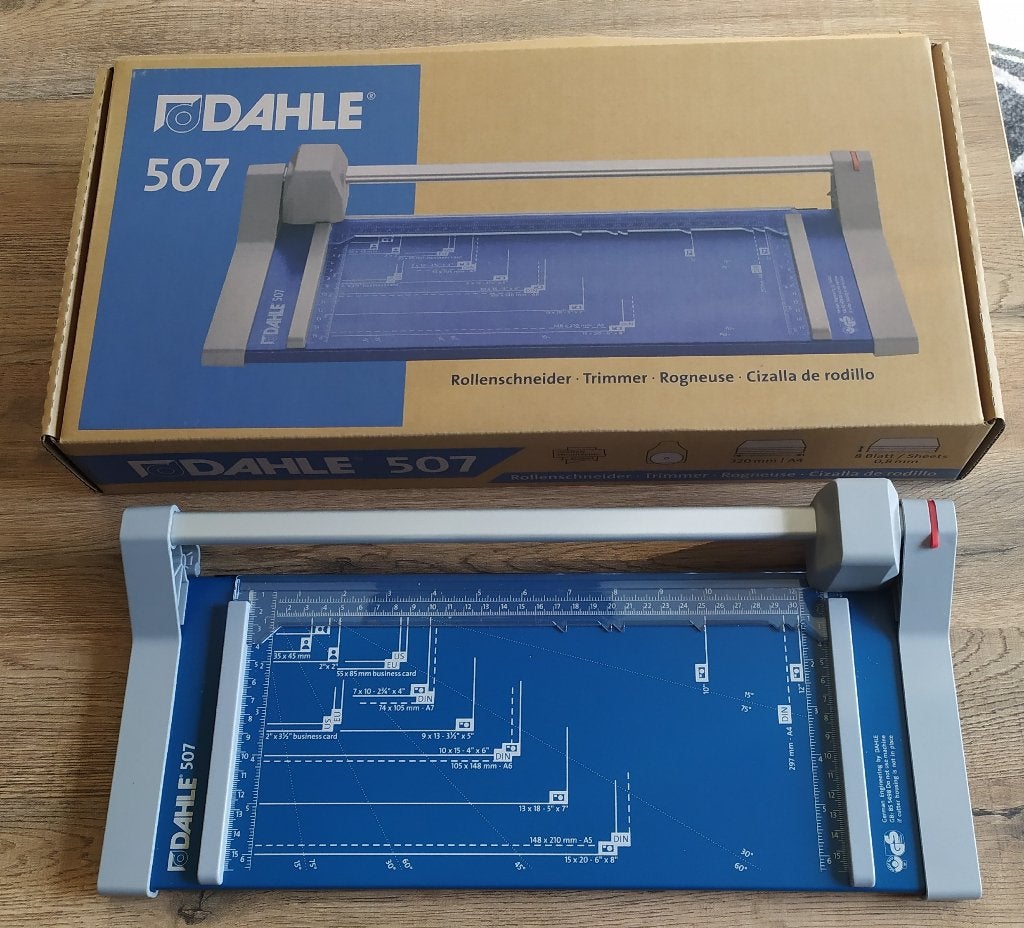 Dahle 507 - coupe-rouleaux/coupe-papier, Divers, Accessoires de bureau, Enlèvement ou Envoi, Comme neuf