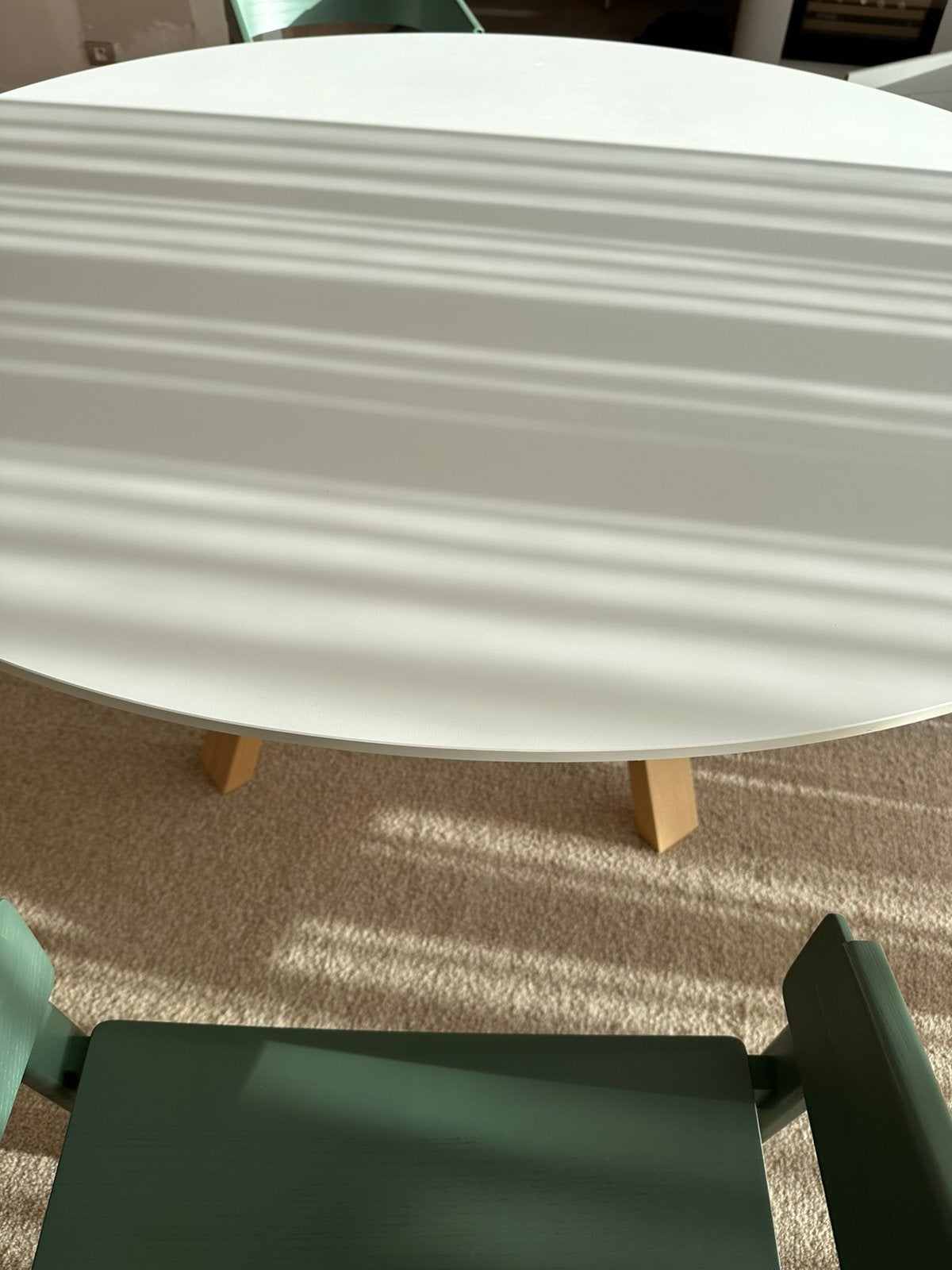 Eettafel rond Bolia 160cm diameter, Enlèvement, Comme neuf, Rond