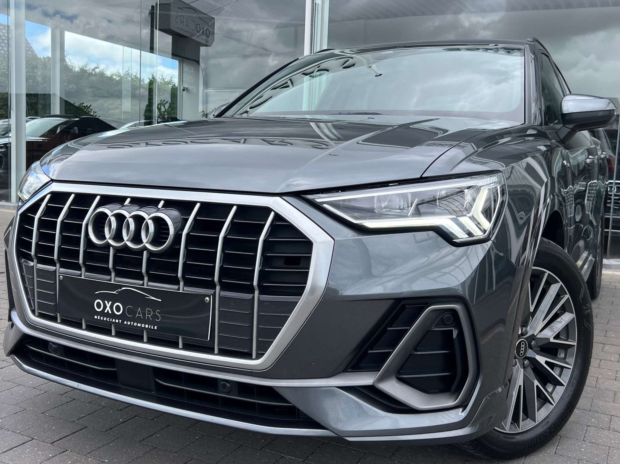 Audi Q3 S-LINE 35 TDI 150CV / LED Matrix / Cuir Sport / Cock, Autos, Argent ou Gris, Achat, Entreprise, Alcantara