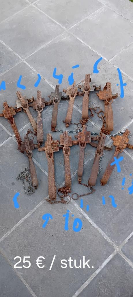 Diverse rattenvallen., Antiek en Kunst, Ophalen of Verzenden