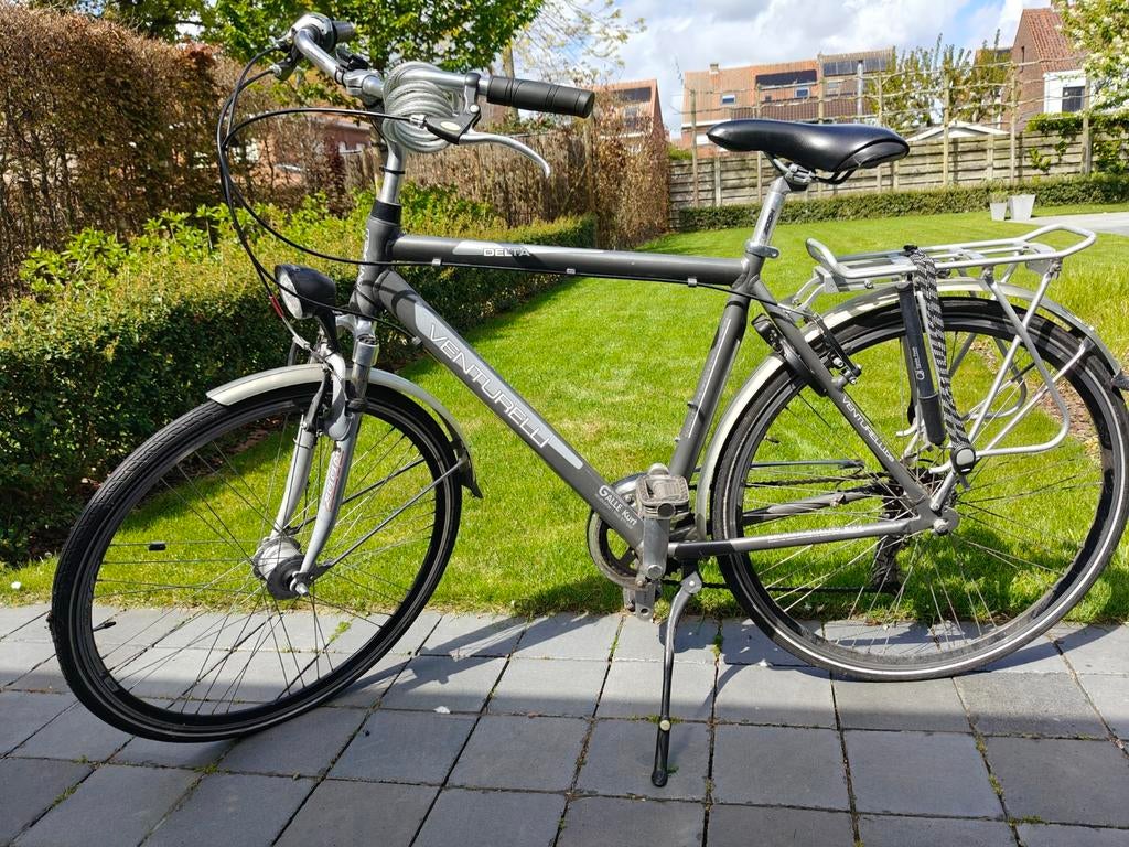 Goed onderhouden herenfiets., Minder dan 10 versnellingen, Gebruikt, Vering, Ophalen