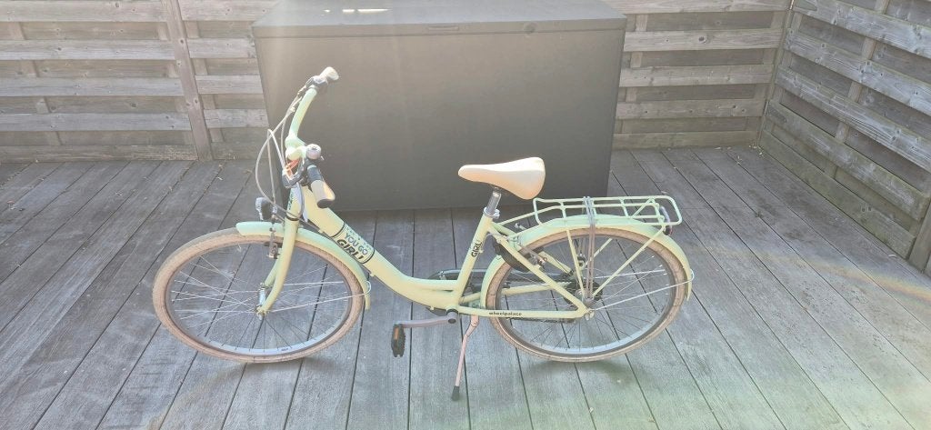 Meisjesfiets 4e-6e leerjaar, Fietsen en Brommers, Velgrem, Zo goed als nieuw, Handrem, You go girl