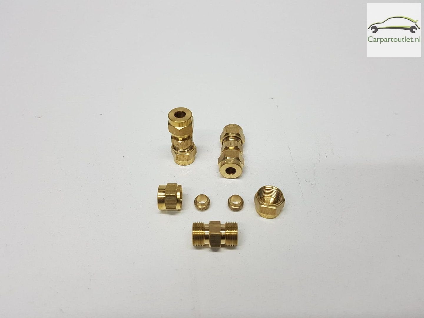 Remleiding verbinding/reparatie nippel 5.00-5.00 sleutelmaat, -, -, Nieuw, Ophalen of Verzenden