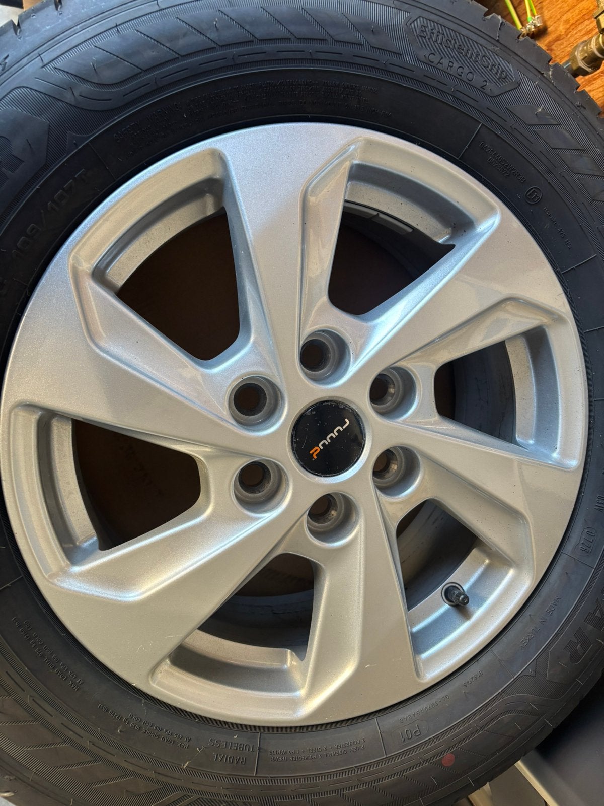 Nieuwe velgen + banden van ford transit, Autos : Pièces & Accessoires, Pneus & Jantes, Enlèvement, Pneu(s)