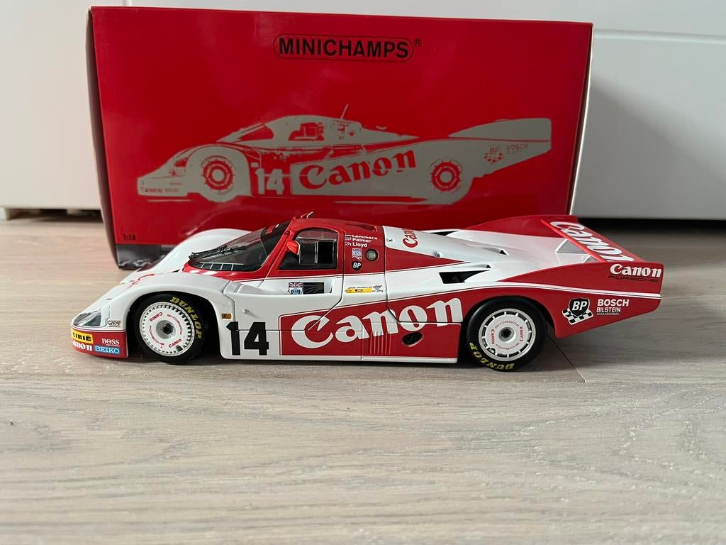 Porsche 956 Le Mans 1983 Minichamps 1:18 Jan Lammers, Verzenden, Zo goed als nieuw, MiniChamps