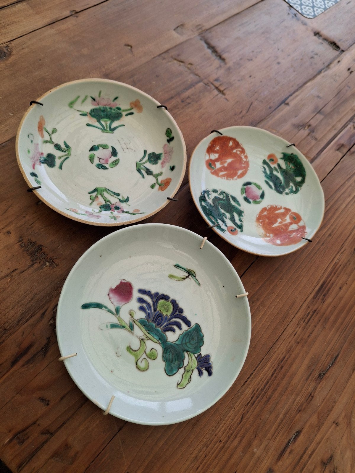 3 Chinese bordjes, Antiek en Kunst, Ophalen