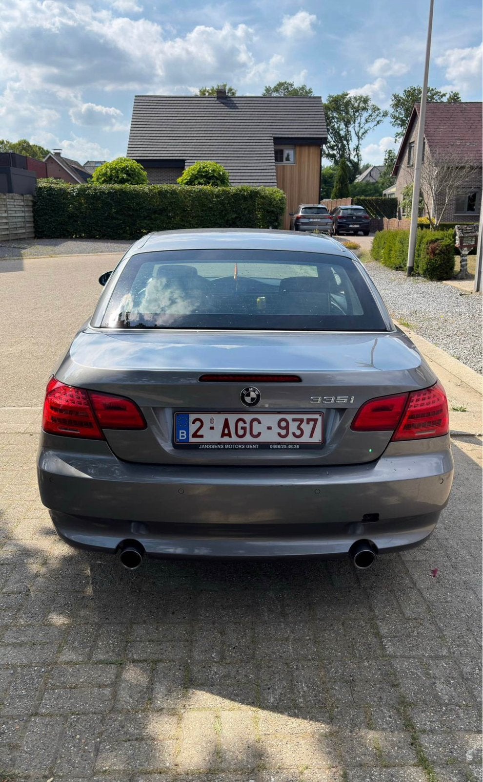 BMW E93 335I N54 2007/2008 km213xxxx, Cuir, Achat, Cabriolet, Noir