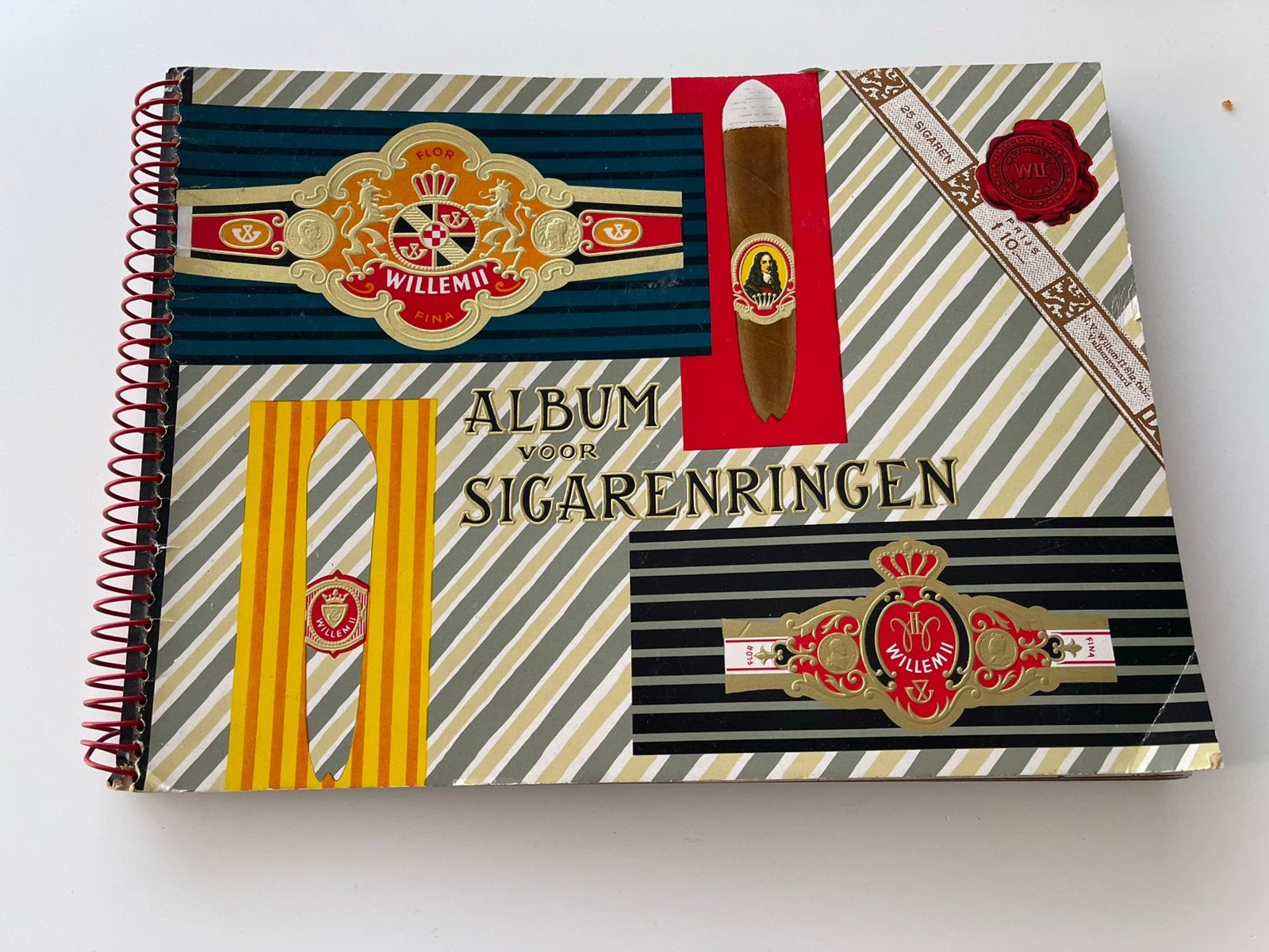 Sigarenbandjes. Album Willem 2., Verzamelen, Verzenden, Zo goed als nieuw, Sigarenbandjes