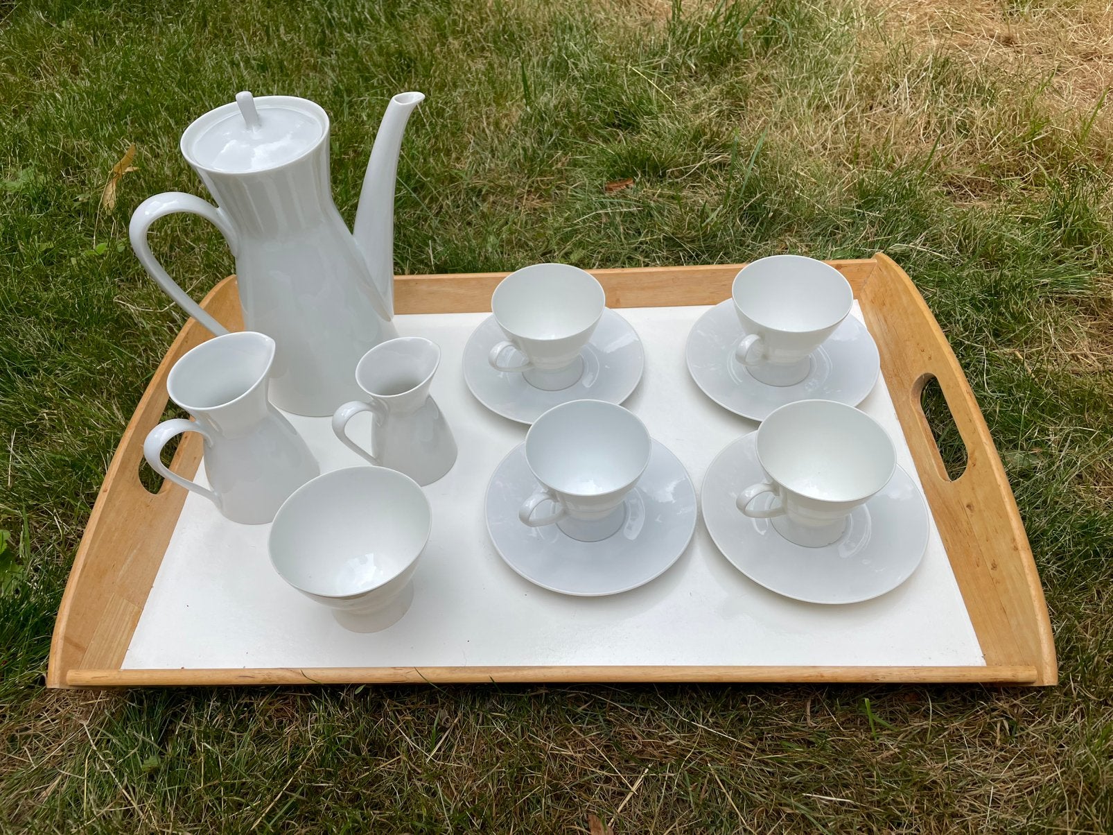 Service à thé porcelaine blanche Rosenthal, Antiquités & Art, Enlèvement