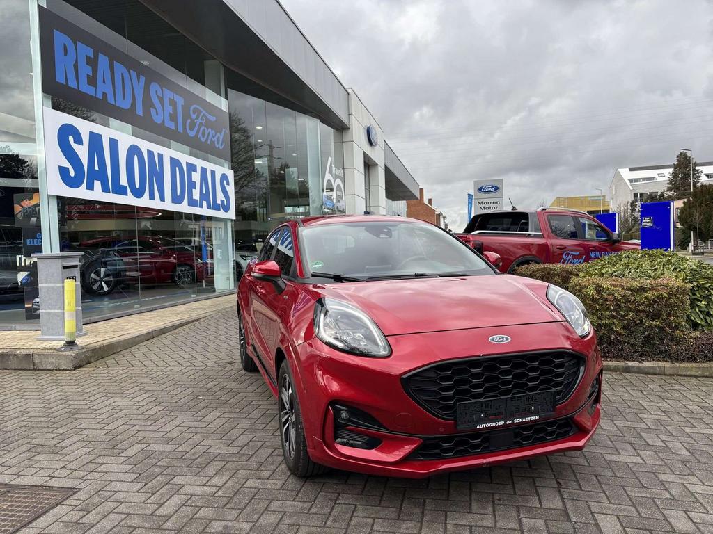 Ford Puma ST-LINE Ecoboost 1.0MHEV 125PK A7 OC3532 *15950*, Auto's, Ford, Automaat, 5 deurs, Hybride Elektrisch/Benzine, Parkeersensor