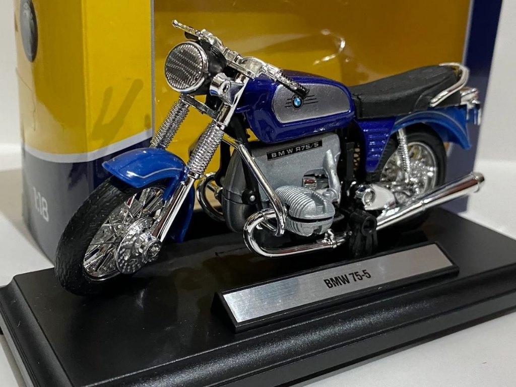 BMW R75/5 R75 5 1:18, Ophalen of Verzenden, Nieuw, Motor, Welly