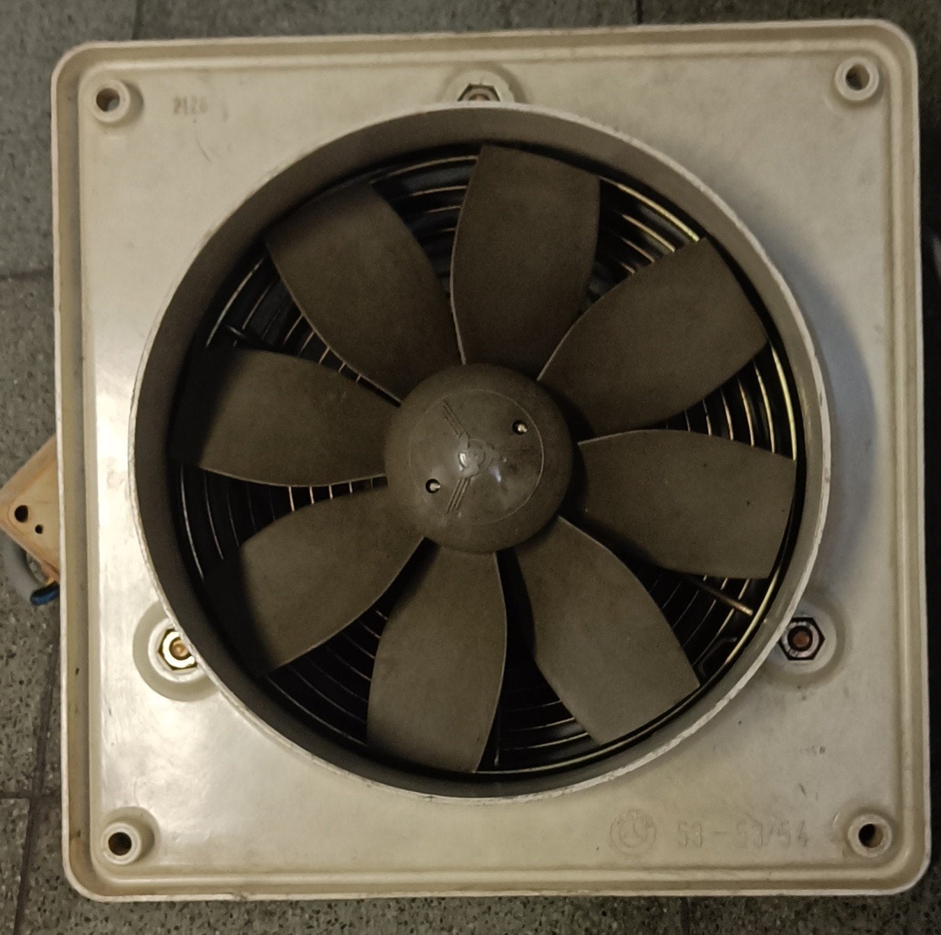 industriële ventilator 250mm, Doe-het-zelf en Bouw, Ophalen, Gebruikt, Afzuiger