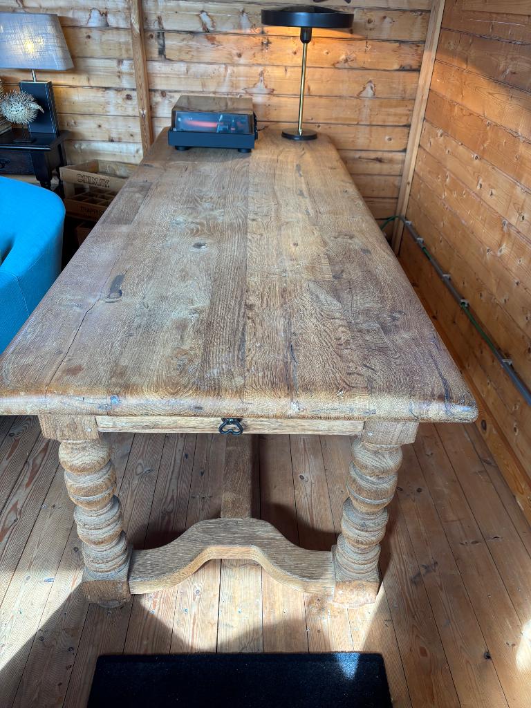 Eiken tafel- zeer zwaar, Antiek en Kunst, Ophalen