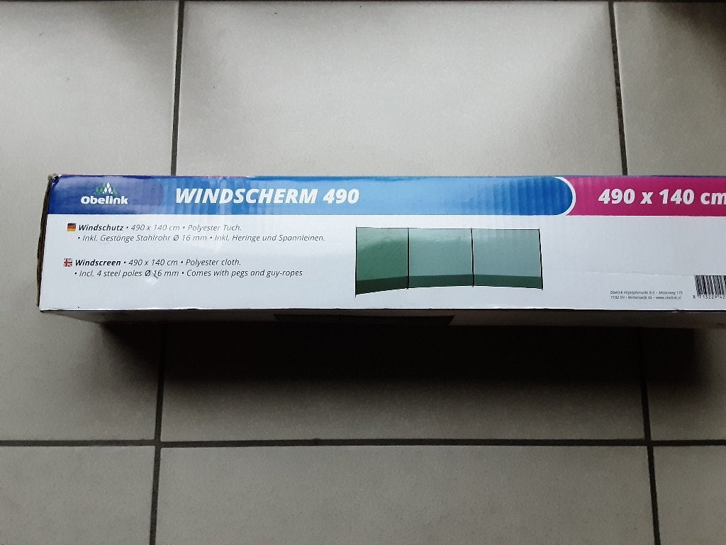 Windscherm, Caravans en Kamperen, Windschermen, Ophalen, Nieuw