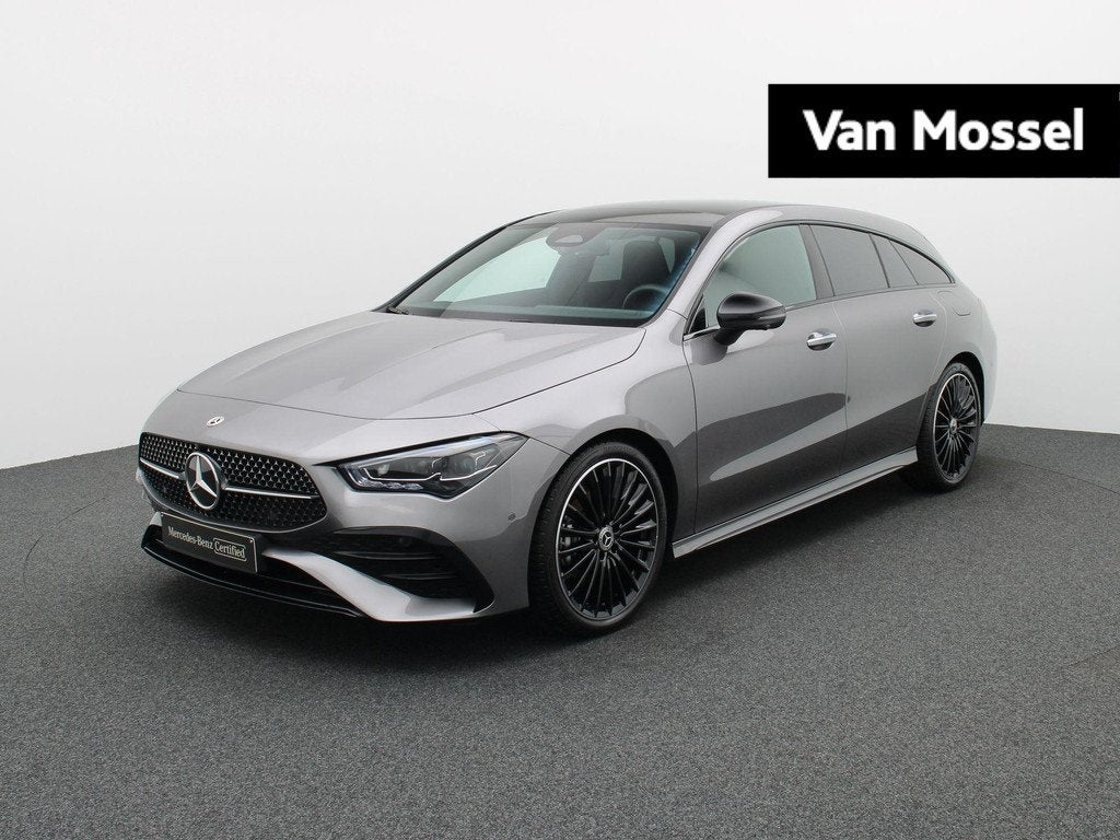 Mercedes-Benz CLA 180 Star Edition Shooting Brake + PANORAMI, Auto's, Mercedes-Benz, CLA, Stof, Gebruikt, Zwart