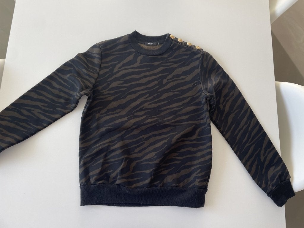 Pull kaki/noir taille S de Close up, Vêtements | Femmes, Enlèvement ou Envoi, Comme neuf, Taille 36 (S), Noir