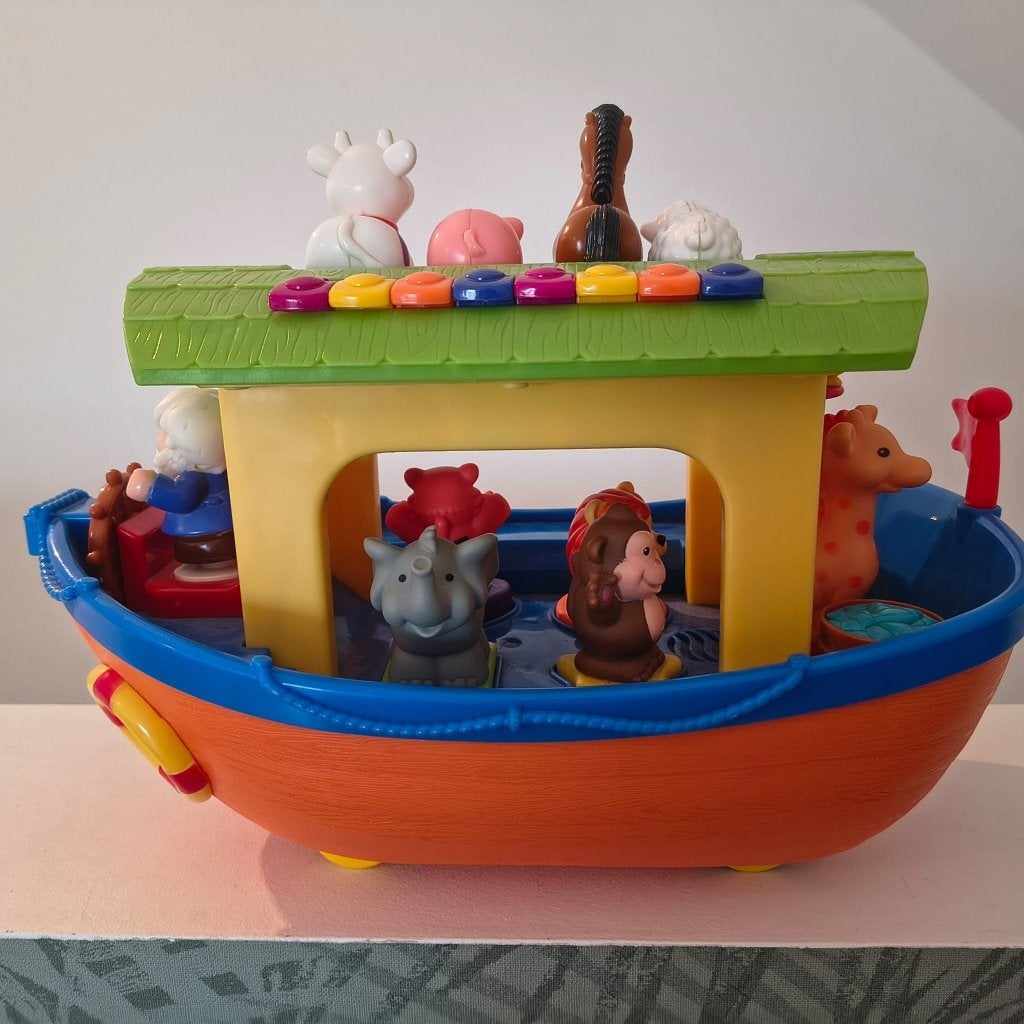 Fisher-Price Ark van Noach met dieren en geluid, Ophalen, Gebruikt, Auto of Voertuig, Met geluid