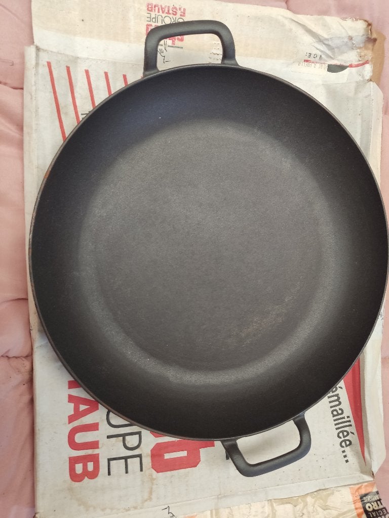 paellapan, Huis en Inrichting, Keuken | Potten en Pannen, Ophalen, Gietijzer, Overige typen, Zo goed als nieuw