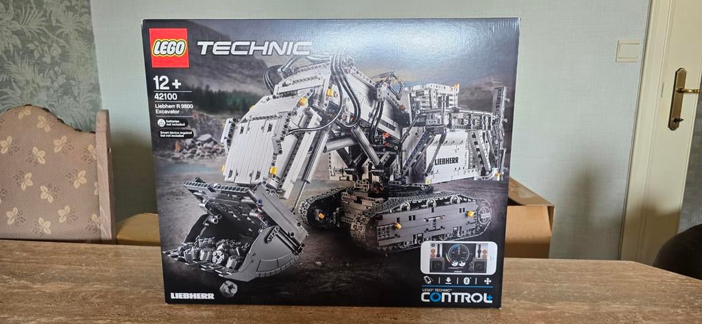 Lego technic 42100 liebherr r 9800, Ophalen of Verzenden, Lego