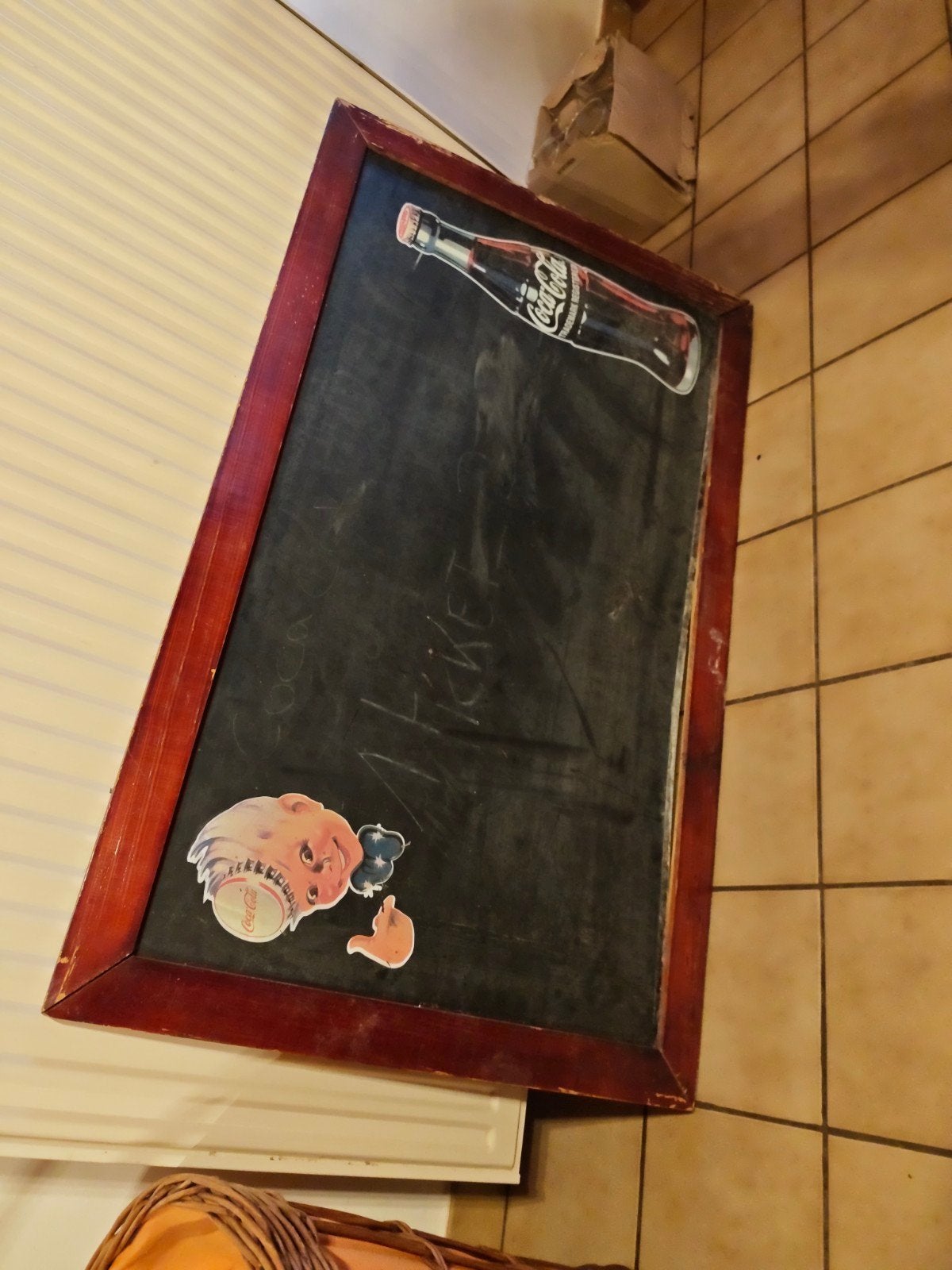 Ancien tableau a restaurer coca cola, Enlèvement ou Envoi