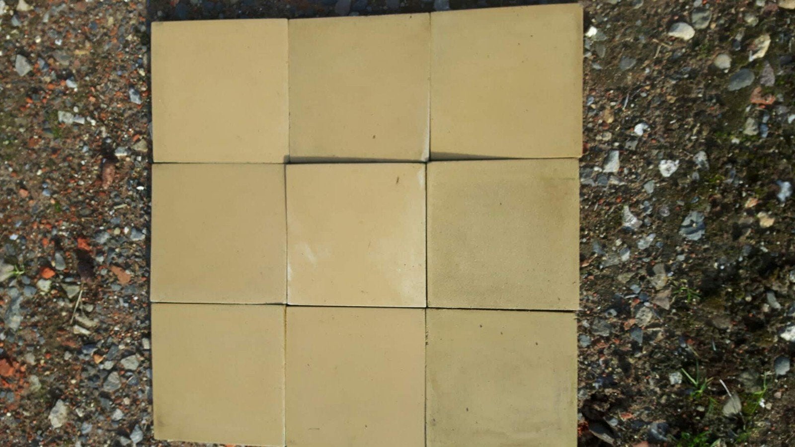 antieke ceramische vloertegels, Ophalen, Vloertegels