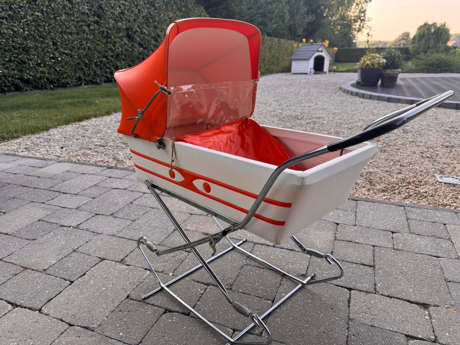 Antieke poppenwagen, Ophalen of Verzenden, Gebruikt, Kinderwagen