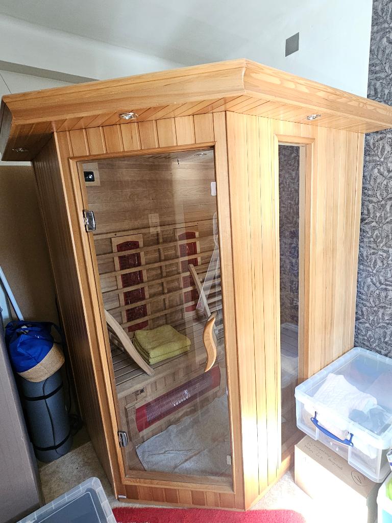 Infraroodsauna / Infroroodcabine, Ophalen, Zo goed als nieuw, Infrarood, Complete sauna