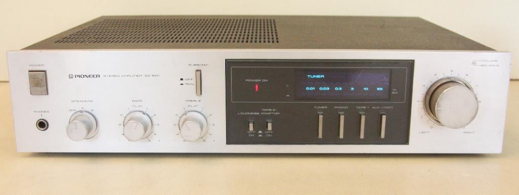 Pioneer SA-520 Versterker / 140 Watts / 1981 / Made In Japan, Audio, Tv en Foto, Stereoketens, Ophalen of Verzenden, Zo goed als nieuw