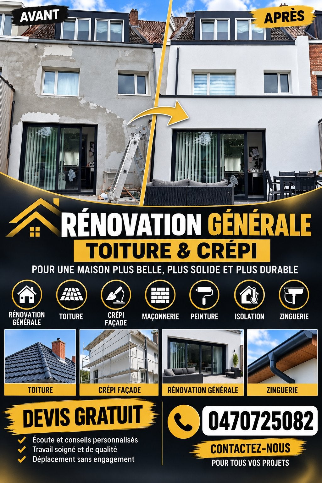 Renovation general, Enlèvement ou Envoi