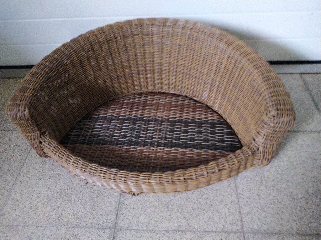 Rotan hondenmand, Animaux & Accessoires, Paniers pour chiens, Enlèvement, Utilisé, Autre