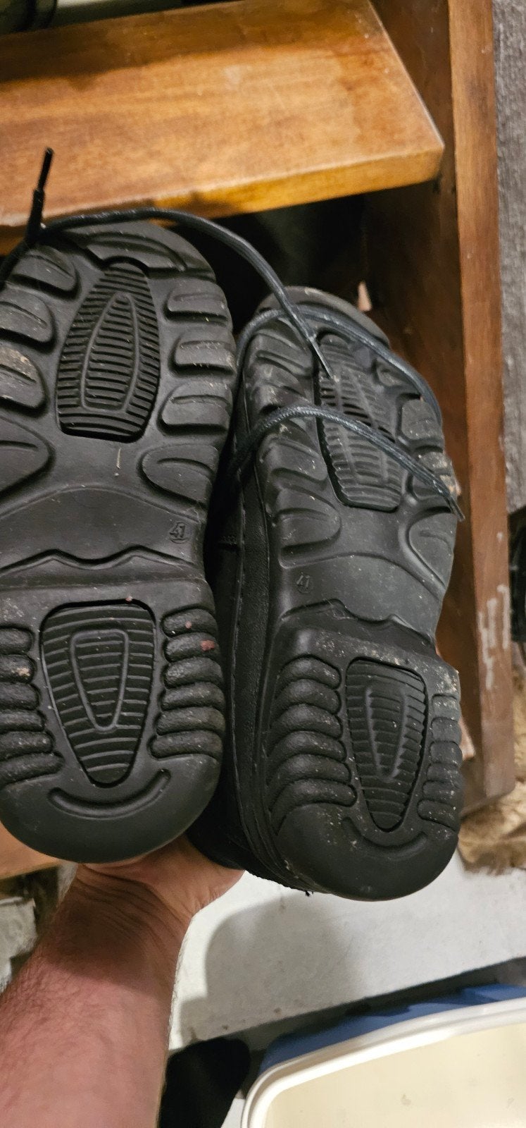 Gloednieuwe, ongebruikte werkschoenen, vintage model., Motoren, Kleding | Motorkleding, Ophalen
