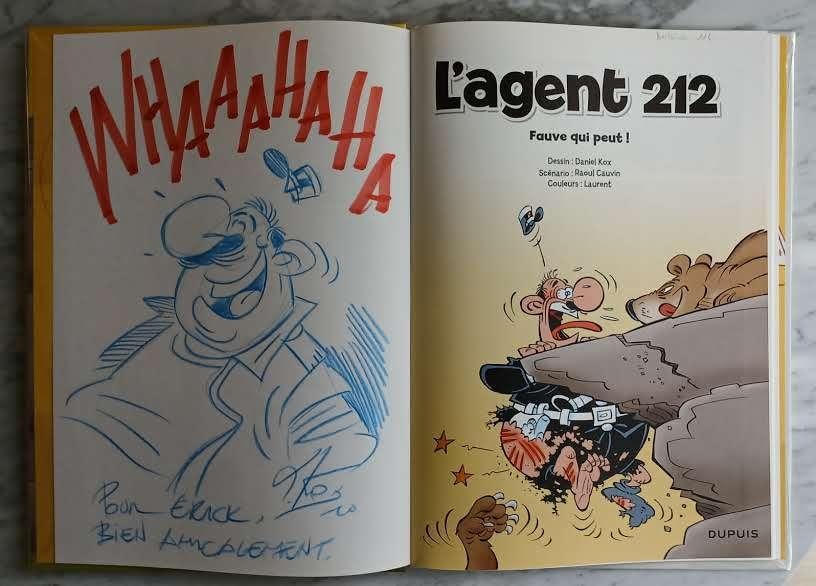 BD Agent 212 n27 Kox et Cauvin EO dédicace Neuf, Livres, Une BD, Enlèvement ou Envoi, Neuf, Kox & Cauvin