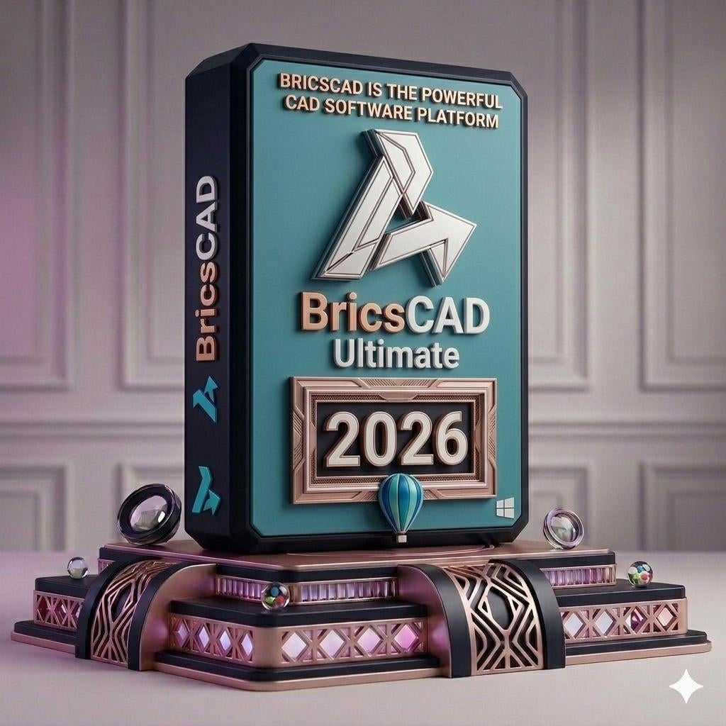 BricsCAD Ultimate 2026, Enlèvement, Neuf, Windows