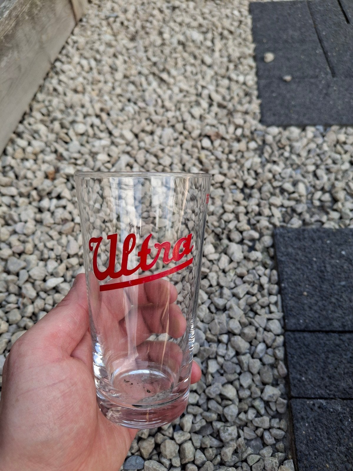 Oud bierglas ultra gent, Ophalen of Verzenden