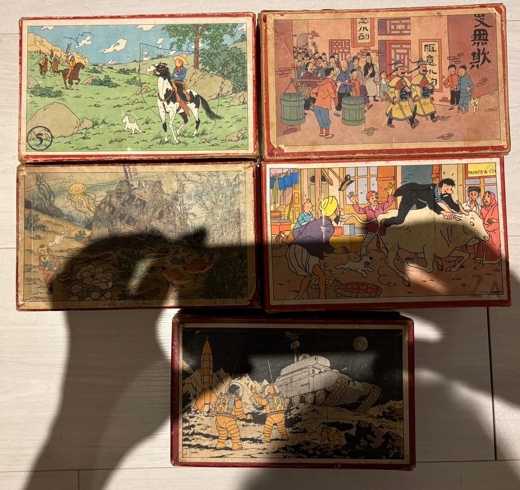 Kuifje puzzels, Ophalen of Verzenden, Zo goed als nieuw