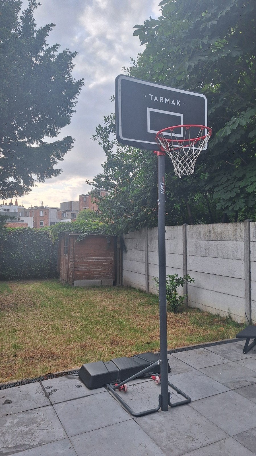 Kipta Basketbalpaal verstelbaar van 2,20 m tot 3,05 m, Sport en Fitness, Basketbal, Ophalen
