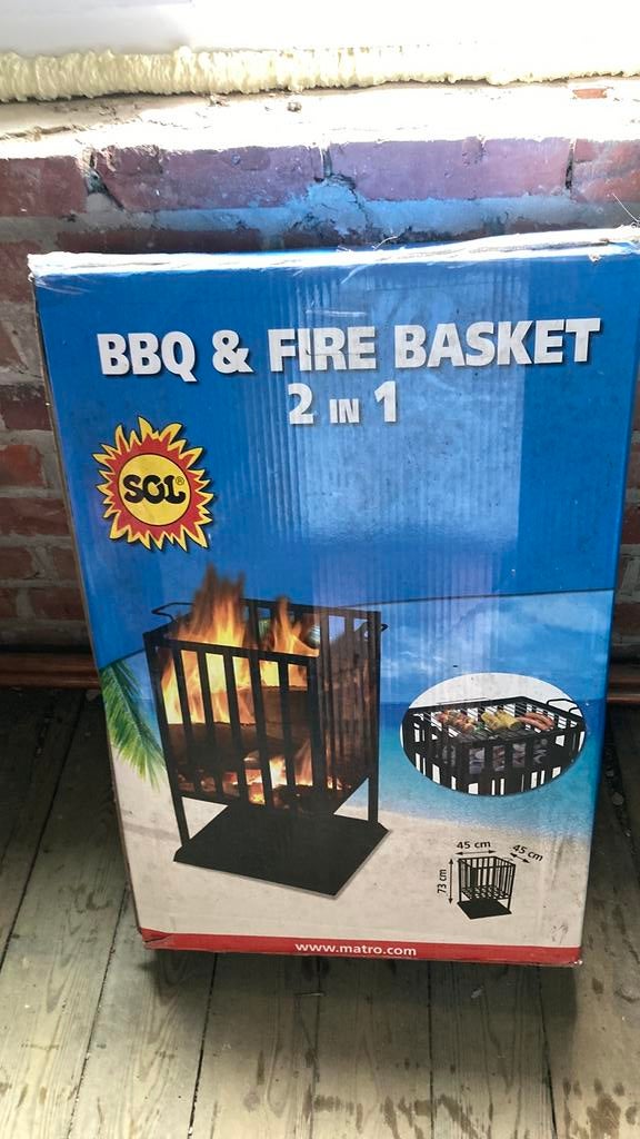 Bbq en vuurschaal, Tuin en Terras, Ophalen, Gebruikt